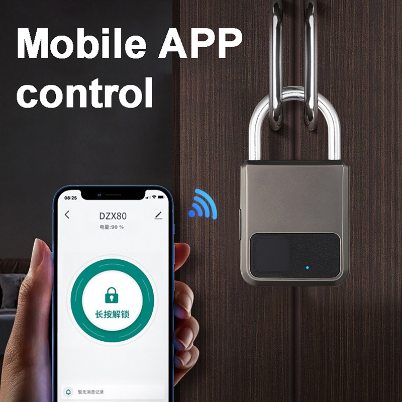 Smart Door Lock - กุญแจล็อคอัจฉริยะ Tuya รุ่น 20 ล็อคด้วยลายนิ้วมือ ป้องกันการโจรกรรม