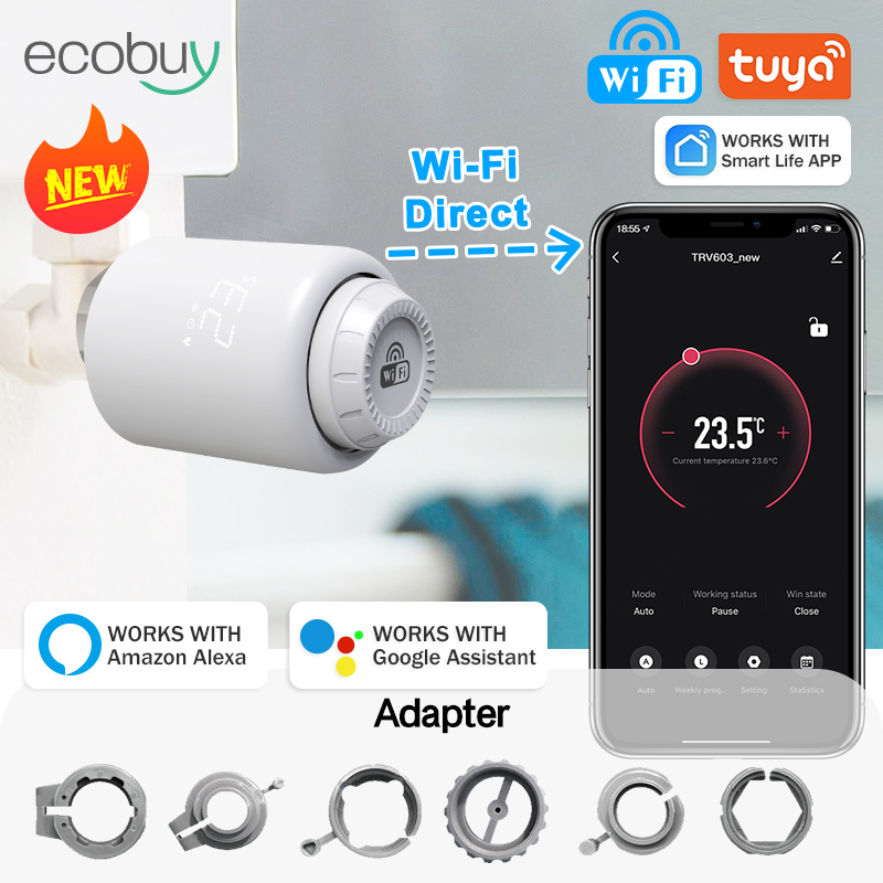 Smart Home App - Tuya Smart Home WiFi วาล์วหม้อน้ํา Thermostatic