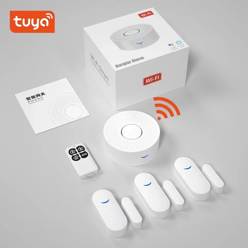Smart Home Imou - Tuya ระบบเตือนภัยสมาร์ทโฮม WiFi 433MHz, ไซเรนสัญญาณเตือนความปลอดภัยขโมยแอปควบคุมชีวิตอัจฉริยะชุดสัญญาณเตือนภัยไร้สายในบ้าน