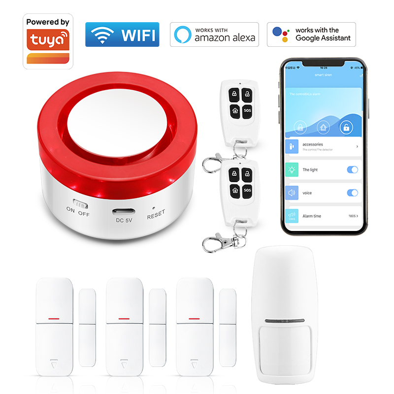 Smart Home Demo Kit - Tuya สมาร์ท WIFI Wireless Security ALARM