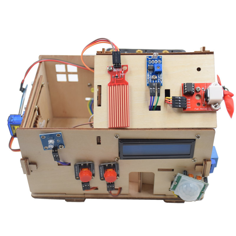 Smart Home Arduino Uno - ชุดการเรียนรู้ชิ้นส่วนอิเล็กทรอนิกส์ในบ้านสมาร์ทโฮมสำหรับบอร์ด R3 Arduino Uno พร้อมการสอน