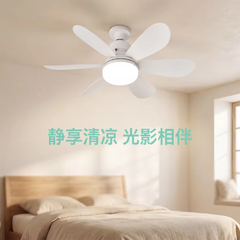 Smart Home Ventilation System - โคมไฟพัดลมเพดาน LED E27 รุ่นปี 2026 พร้อมรีโมทไร้สาย