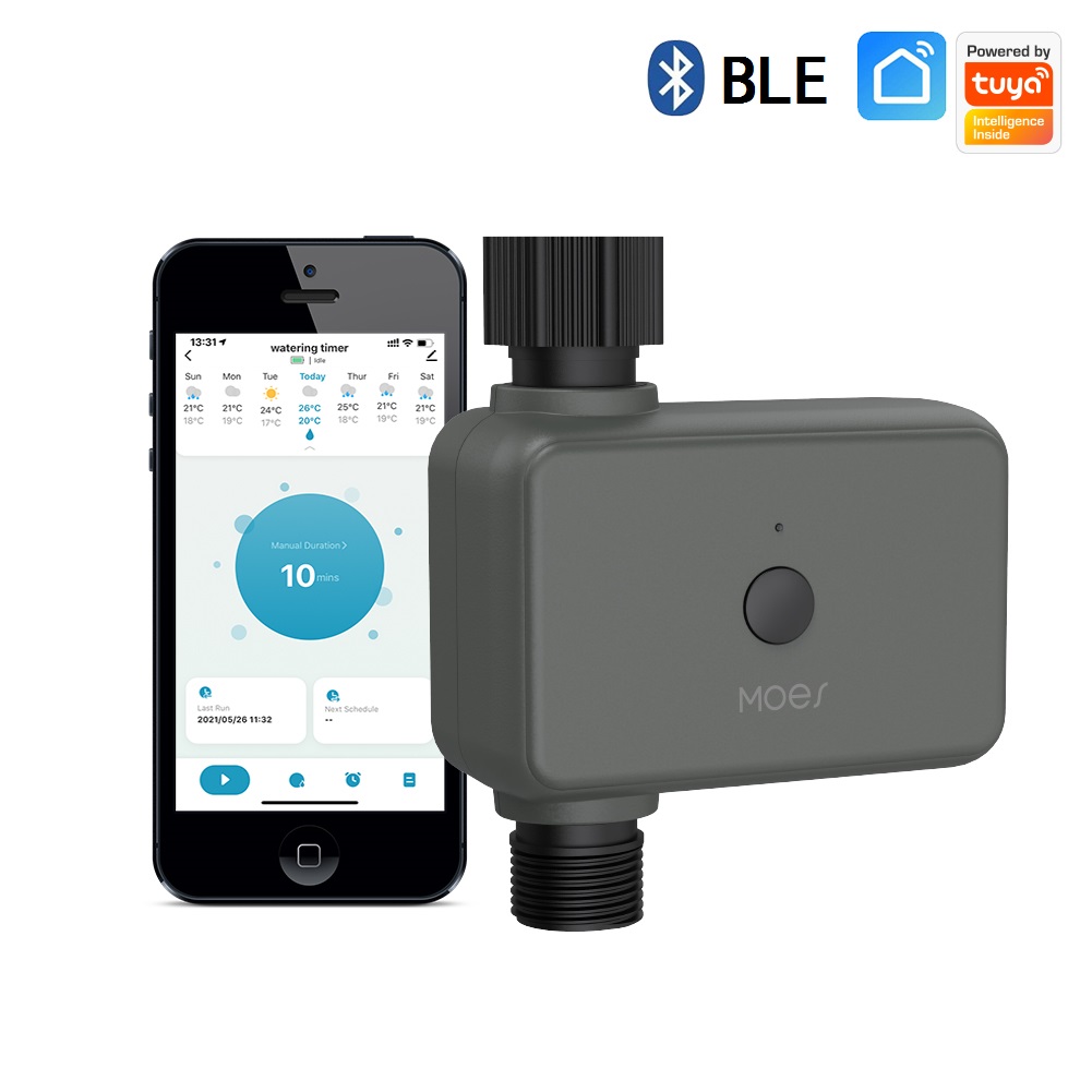 Smart Home Demo Kit - ระบบรดน้ำในสวนแบบบลูทูธ, เครื่องตั้งโปรแกรมชลประทานอัตโนมัติ Tuya สมาร์ทไลฟ์บ้านจับเวลาสปริงเกอร์ควบคุมน้ำหยด