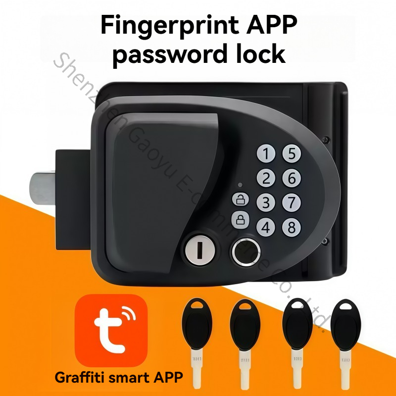 Smart Door Lock - ล็อคประตูรถบ้าน (RV) ล็อคประตูด้วยรหัสผ่านลายนิ้วมือ ล็อคประตูกลาง ควบคุมระยะไกล ล็อคอัจฉริยะ