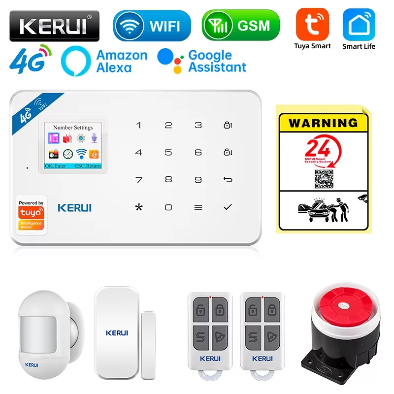 Smart Home Demo Kit - KERUI Security Alarm System ชุด W184