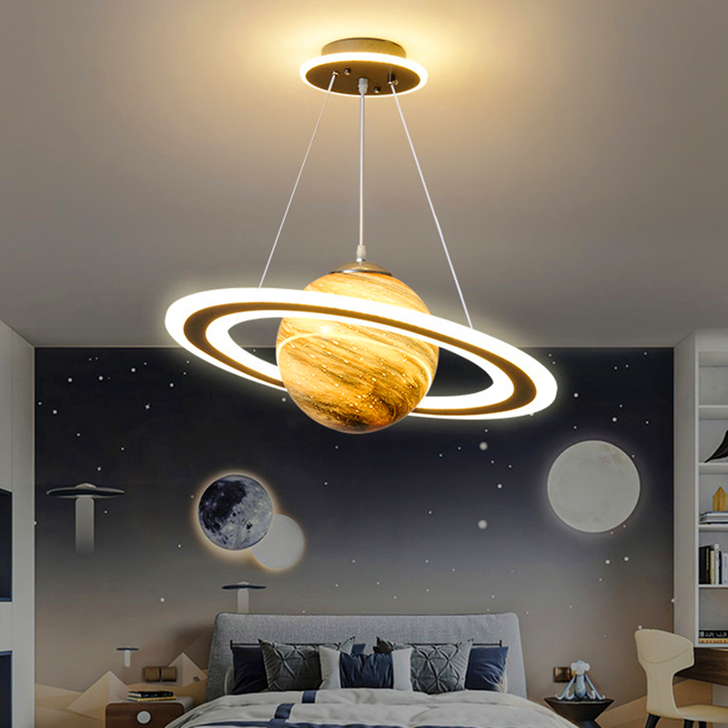 Smart Home Interior - โคมไฟแขวนตกแต่งบ้าน โคมไฟระย้าสไตล์โมเดิร์นสำหรับห้องนอน โคมไฟเพดาน ไฟตกแต่งภายใน โคมไฟระย้า LED