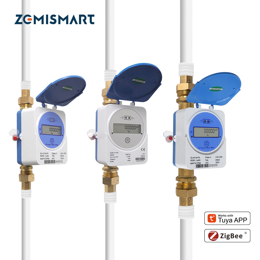 Smart Home Solution - มิเตอร์น้ำอัจฉริยะ Zemismart Zigbee แบบอัลตราโซนิก ใช้งานร่วมกับ Tuya