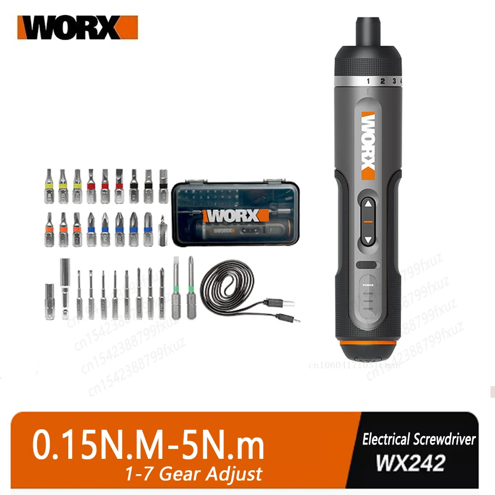 Smart Home Interior - WORX WX242 4V ไขควงไฟฟ้าชุดสมาร์ทไขควงไฟฟ้าไร้สาย USB ชาร์จ