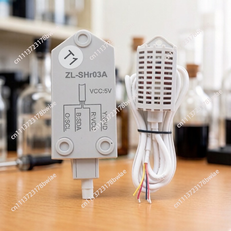 Smart Home Ventilation System - เซ็นเซอร์วัดอุณหภูมิและความชื้นแบบดิจิตอล ZL-SHR03A สำหรับติดผนังหรือแบบท่อ สำหรับระบบระบายอากาศ HVAC ในบ้านอัจฉริยะ
