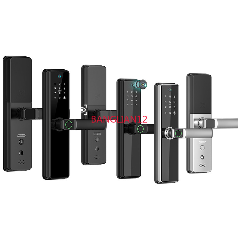 Smart Door Lock - ล็อคประตูกันขโมยกึ่งอัตโนมัติรุ่นใหม่, ล็อคอัจฉริยะพร้อมระบบตรวจจับกราฟฟิตี้แบบตาแมว, ล็อคแบบผสมผสานอเนกประสงค์
