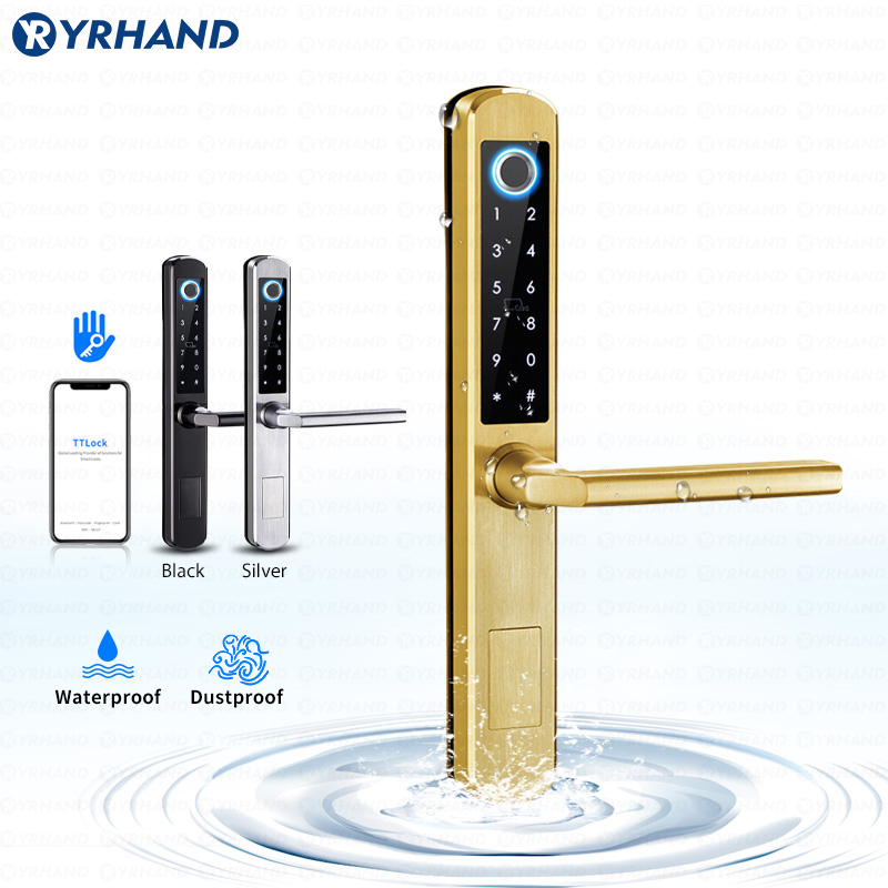 IP66 ทองสแตนเลสกระจกบานเลื่อนส - Smart Home Technology บทวิจารณ์และราคา