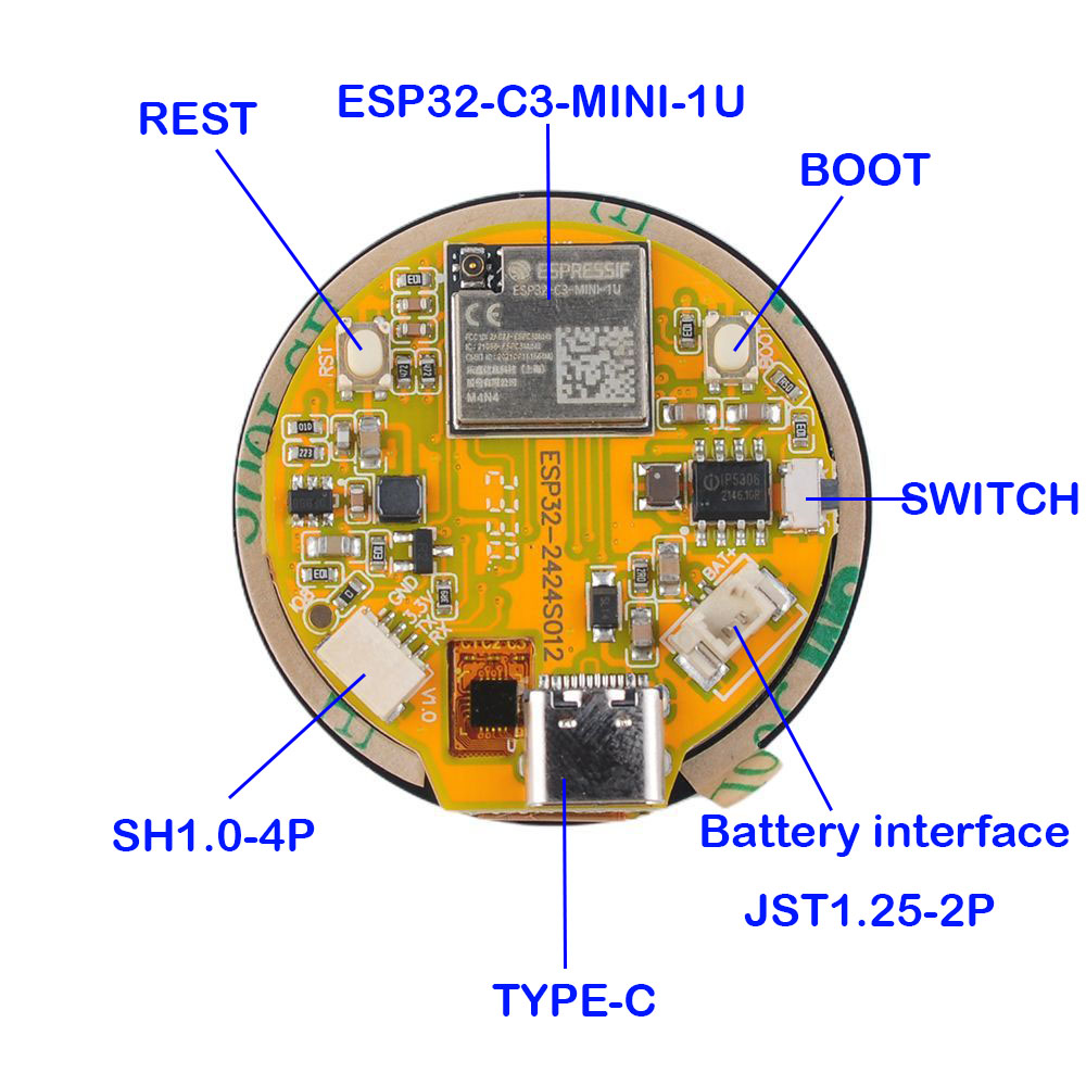 จอแสดงผล ESP32 1.28นิ้ว ESP32- - Smart Home Arduino บทวิจารณ์และราคา