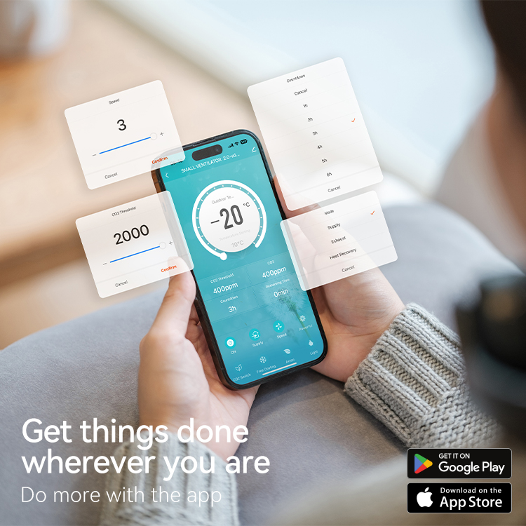 ระบบระบายอากาศแบบไร้ท่อสำหรับบ - Smart Home Ventilation System บทวิจารณ์และราคา