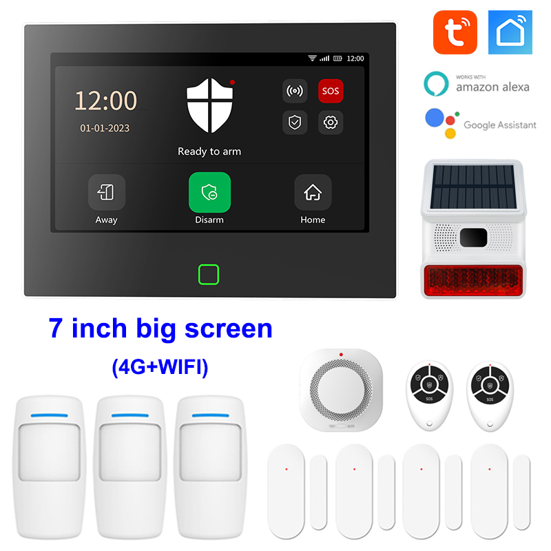 7 นิ้ว 4G และ WiFi Home Alarm  - Smart Home Demo Kit บทวิจารณ์และราคา