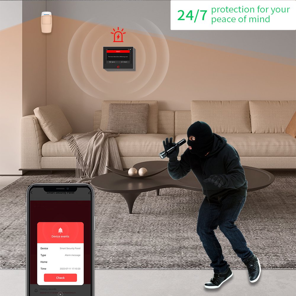 7 นิ้ว 4G และ WiFi Home Alarm  - Smart Home Demo Kit บทวิจารณ์และราคา