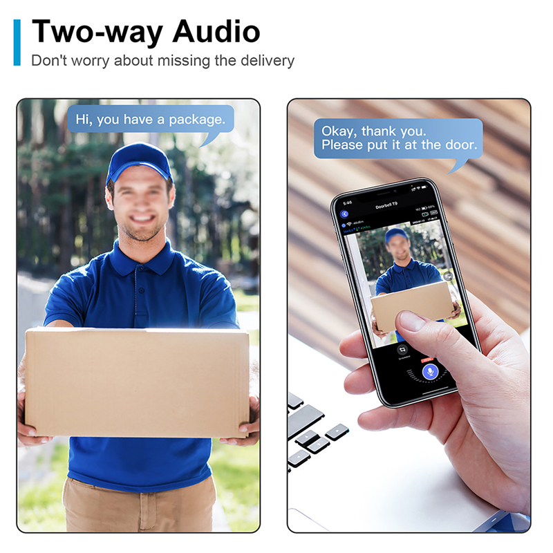 WiFi Smart Video Doorbell กล้อ - Smart Home Video Doorbell App บทวิจารณ์และราคา