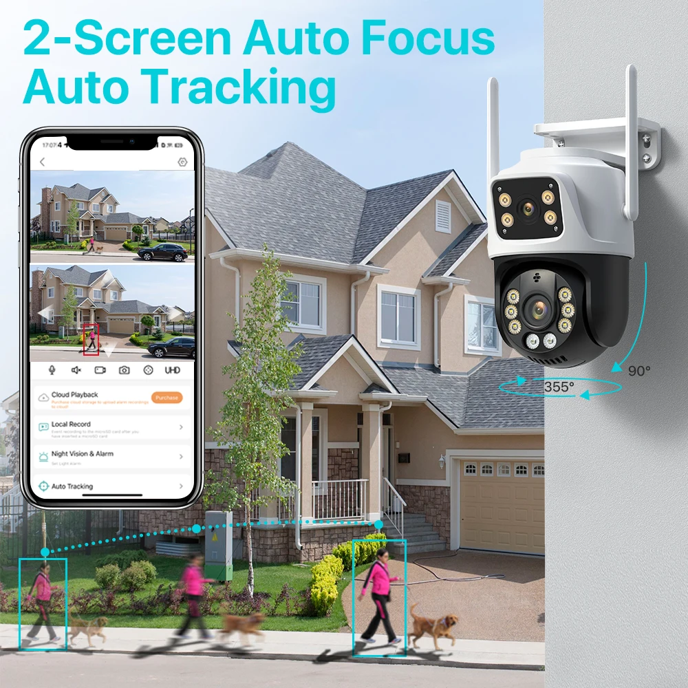 Dual เลนส์ 360 ° Wifi กล้อง IP - Smart Home Imou บทวิจารณ์และราคา