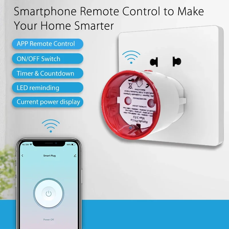 ปลั๊กไฟอัจฉริยะ Tuya WiFi แบบ  - Smart Home Technology บทวิจารณ์และราคา
