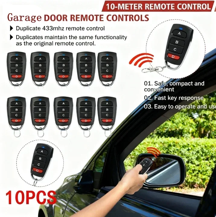 รีโมทคอนโทรลแบบกดปุ่มโลหะ 4 ปุ - Smart Garage Door Opener บทวิจารณ์และราคา