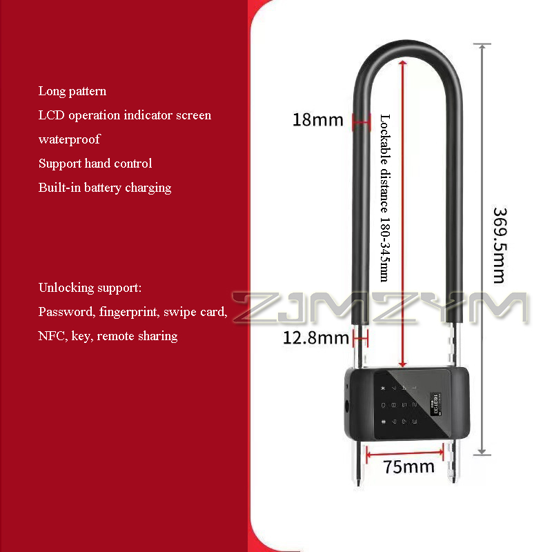 ลายนิ้วมือ U-Type ล็อคอิเล็กทร - Smart Door Lock บทวิจารณ์และราคา