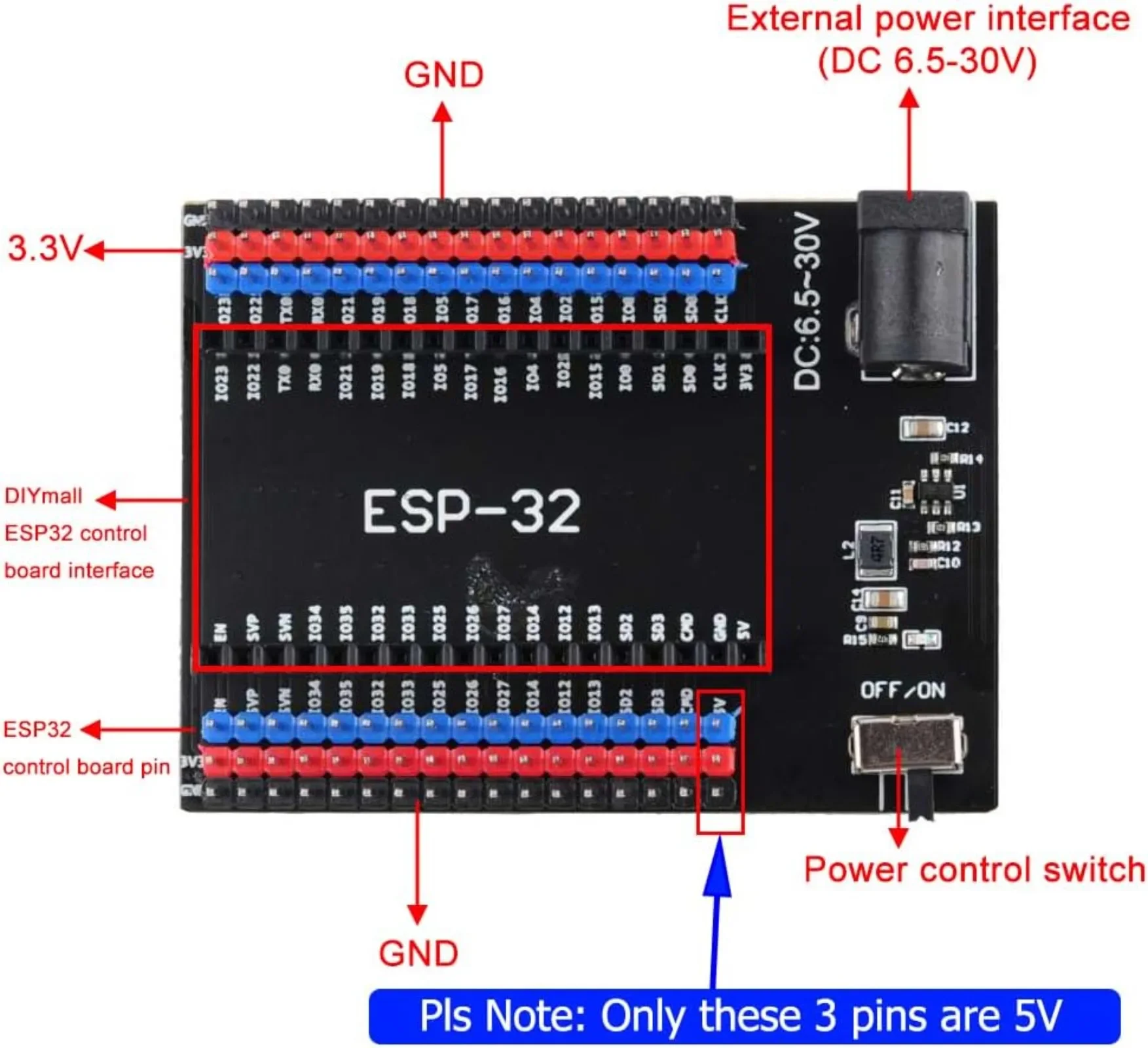 DEVIT V1 ESP32-32 บอร์ดพัฒนา,  - Smart Home Arduino บทวิจารณ์และราคา