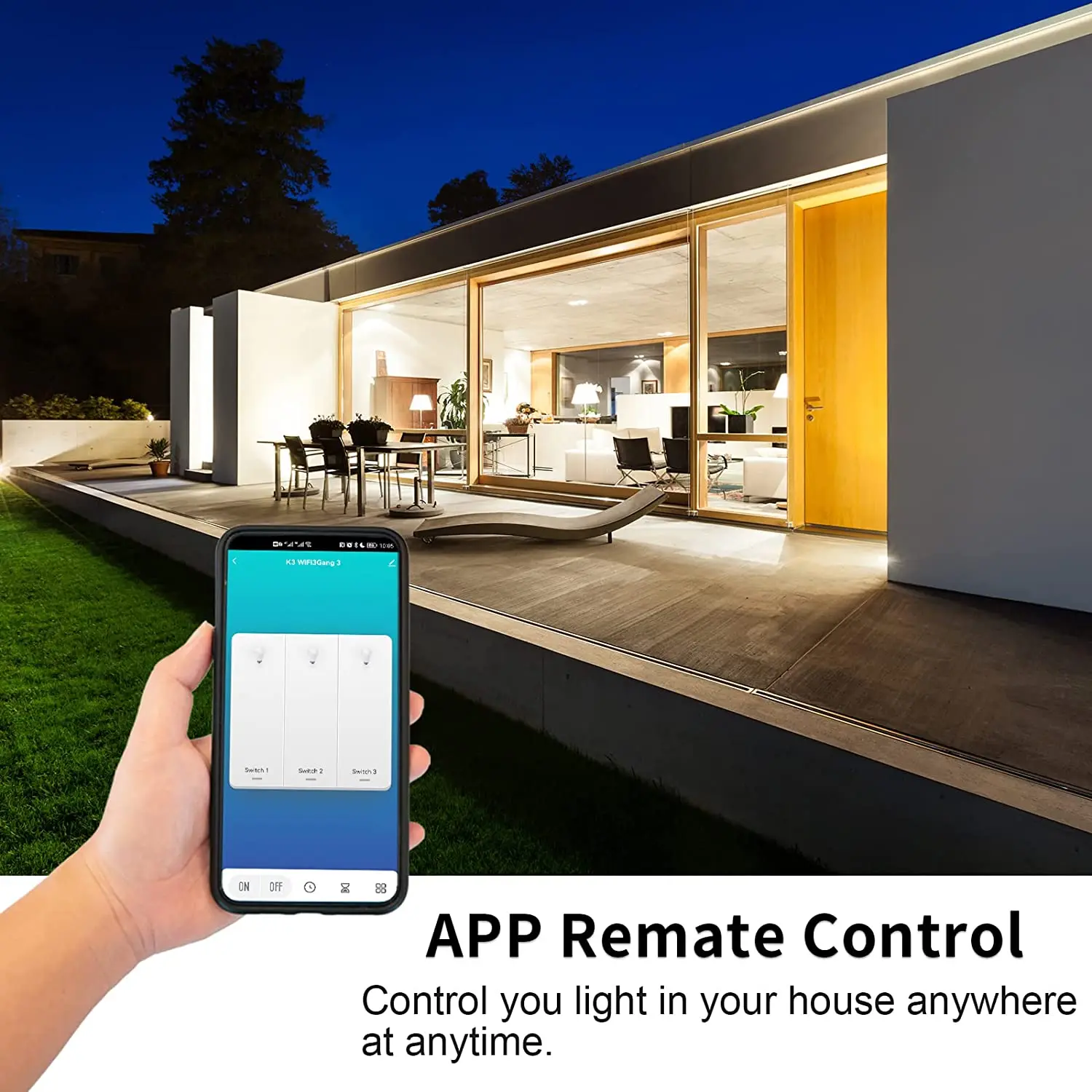 Tuya Wifi EU สมาร์ทสวิทช์ 1/2/ - Smart Home Gadgets บทวิจารณ์และราคา