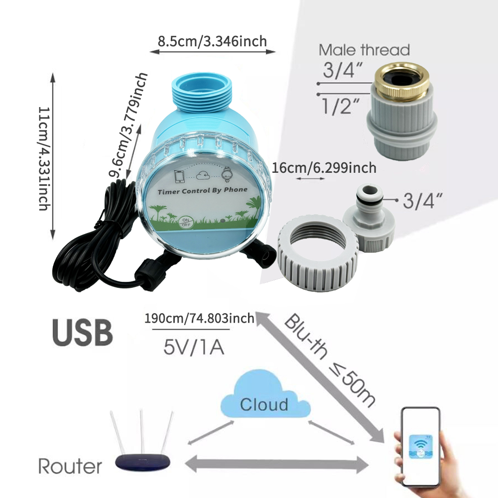 WiFi ไร้สายสวนจับเวลาน้ําสมาร์ - Smart Home Demo Kit บทวิจารณ์และราคา