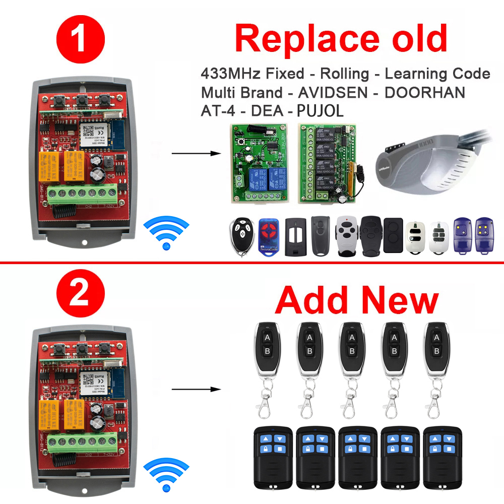 SMG8112 Tuya ตัวรับสัญญาณประตู - Smart Garage Door Opener บทวิจารณ์และราคา
