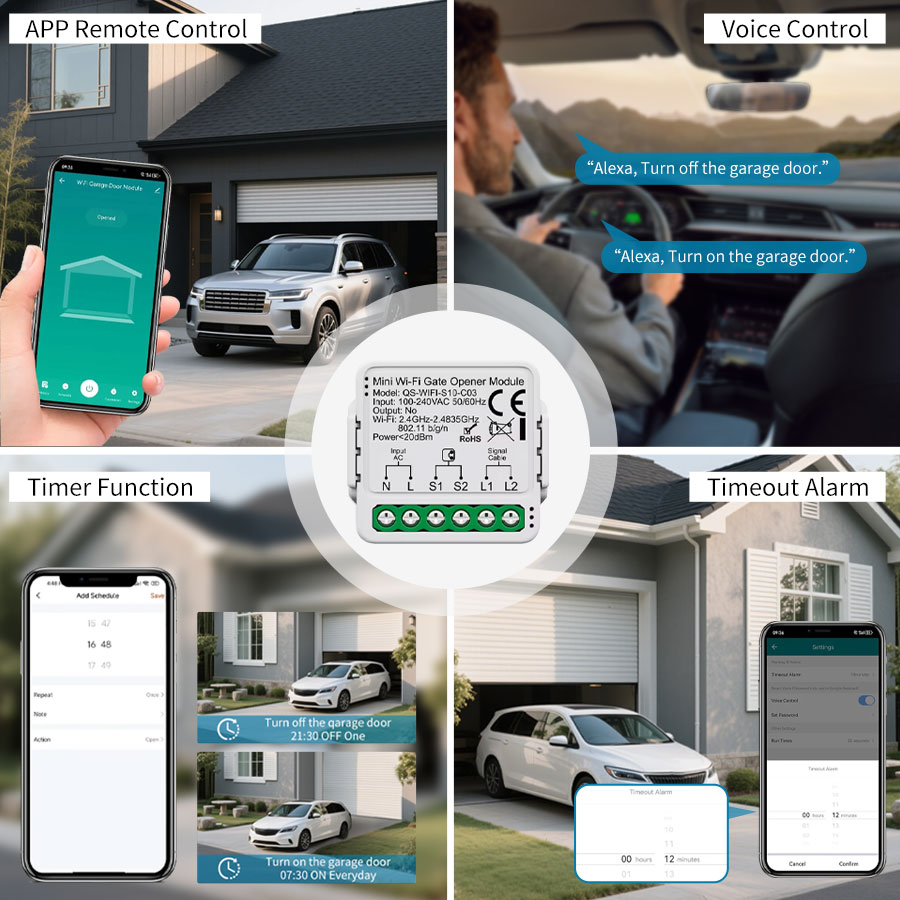 ตัวควบคุมประตูโรงรถอัจฉริยะ Tu - Smart Home Solution บทวิจารณ์และราคา