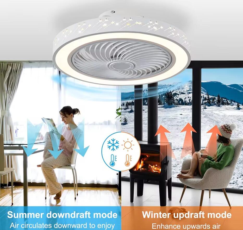 พัดลมเพดานแอปอัจฉริยะขนาด46ซม. - Smart Home Ventilation System บทวิจารณ์และราคา