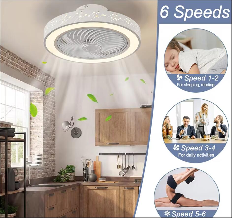 พัดลมเพดานแอปอัจฉริยะขนาด46ซม. - Smart Home Ventilation System บทวิจารณ์และราคา