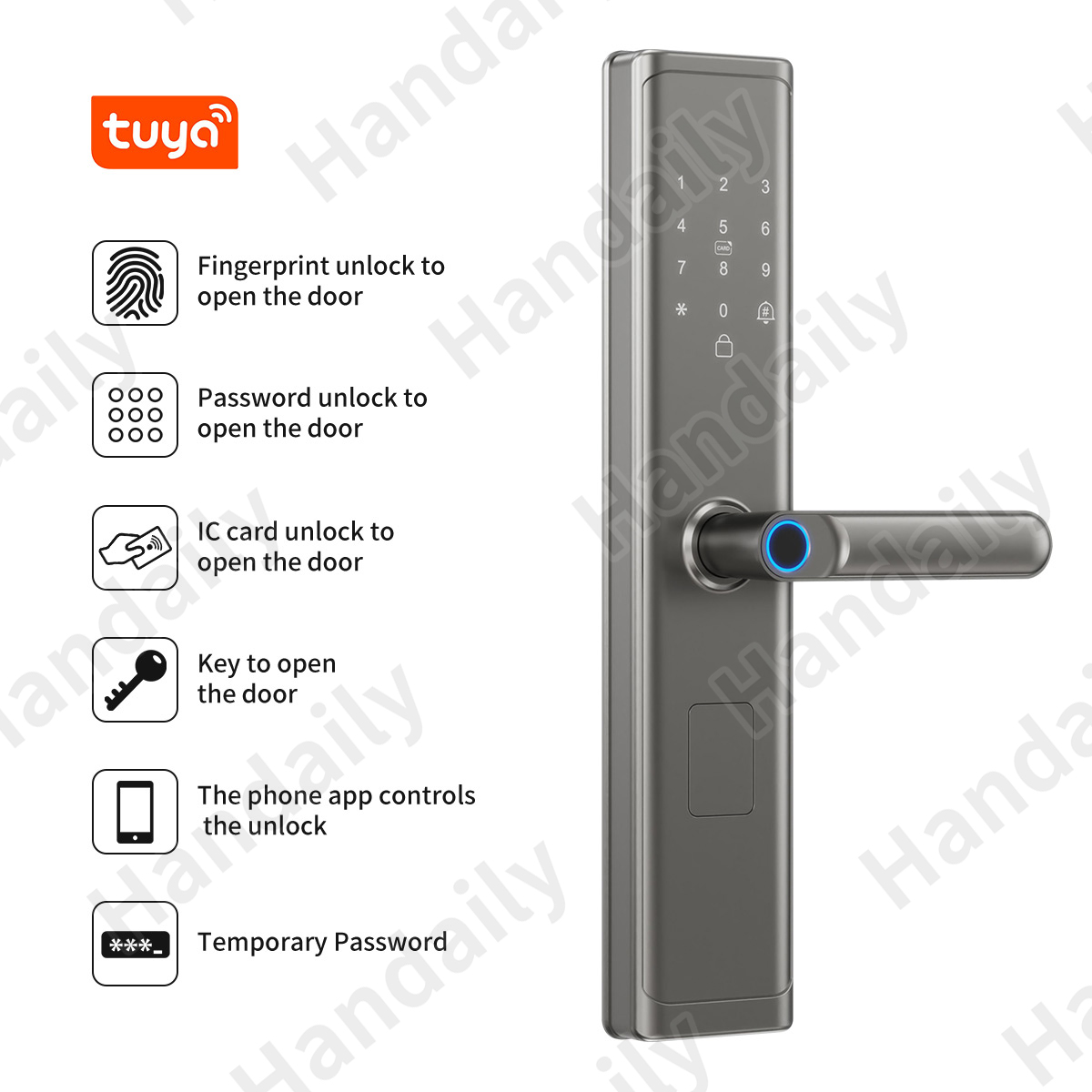 กุญแจล็อคดิจิตอลอัจฉริยะแบบไร้ - Smart Door Lock บทวิจารณ์และราคา