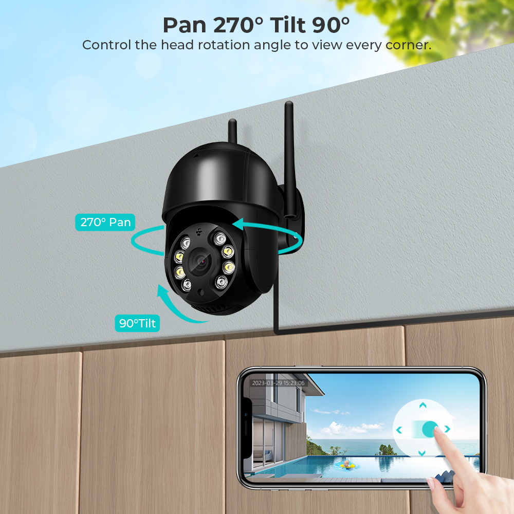 กล้องวงจรปิดไร้สายภายนอกสำหรับ - Smart Home Imou บทวิจารณ์และราคา
