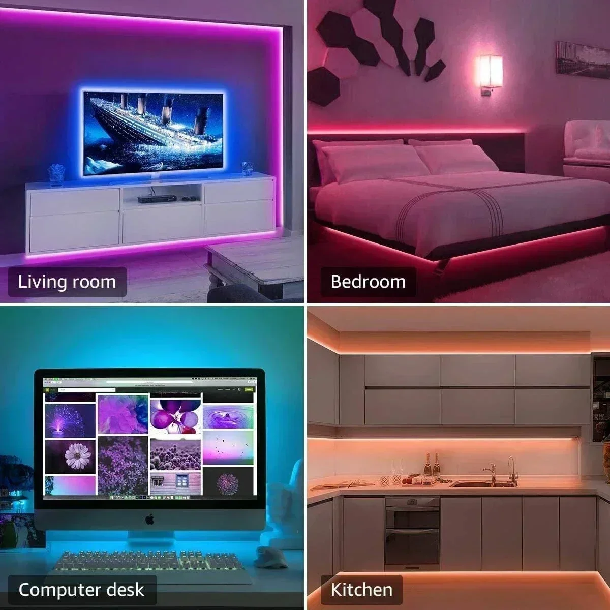 ไฟ LED RGB อัจฉริยะสำหรับเล่นเ - Smart Home App บทวิจารณ์และราคา