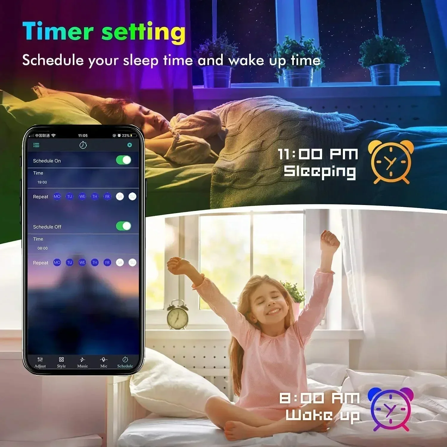 ไฟ LED RGB อัจฉริยะสำหรับเล่นเ - Smart Home App บทวิจารณ์และราคา