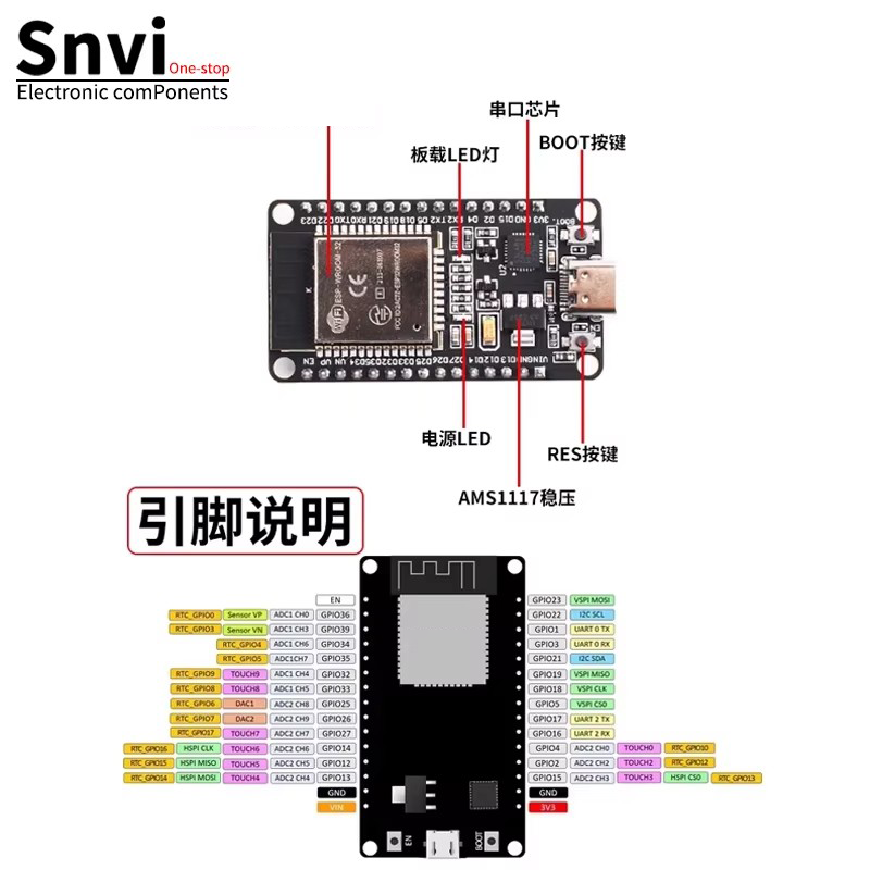 ESP32 บอร์ดพัฒนาโมดูลไวไฟ บลูท - Smart Home Arduino บทวิจารณ์และราคา