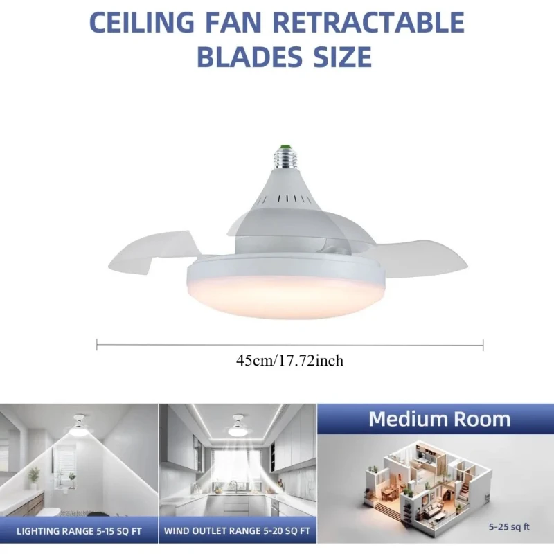 พัดลมเพดานพร้อมไฟและรีโมทคอนโท - Smart Home Ventilation System บทวิจารณ์และราคา