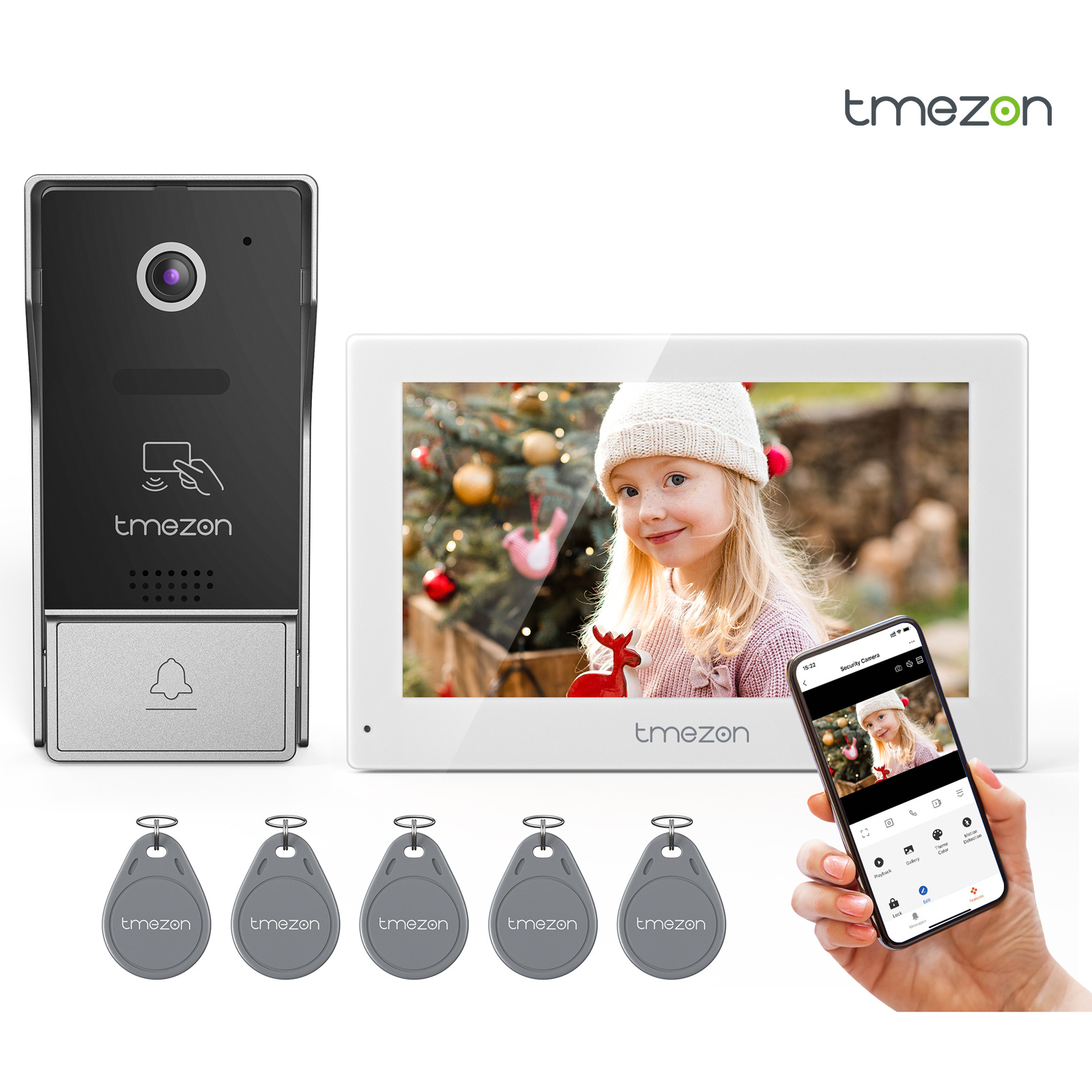 ระบบอินเตอร์คอมวิดีโอไร้สายอัจ - Smart Home Video Doorbell App บทวิจารณ์และราคา