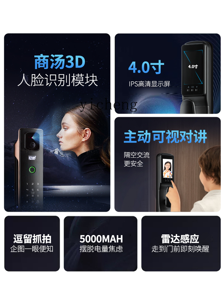 cc293d ระบบจดจำใบหน้า สมาร์ทล็ - Smart Door Lock บทวิจารณ์และราคา