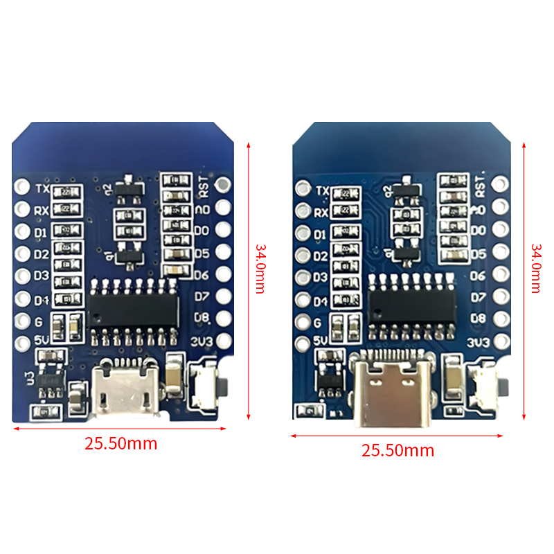 โมดูล XCW WeMos D1 Mini TYPE-C - Smart Home Arduino บทวิจารณ์และราคา