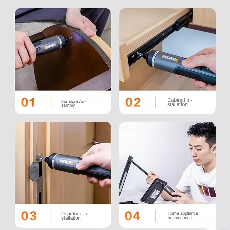 WORX WX242 4V ไขควงไฟฟ้าชุดสมา - Smart Home Interior บทวิจารณ์และราคา
