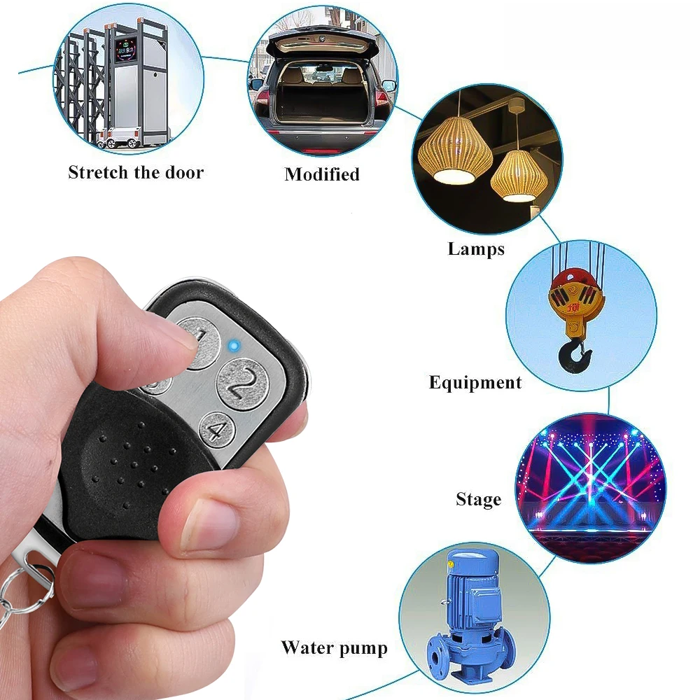 1-50PCS Universal 433MHz Dupli - Smart Garage Door Opener บทวิจารณ์และราคา