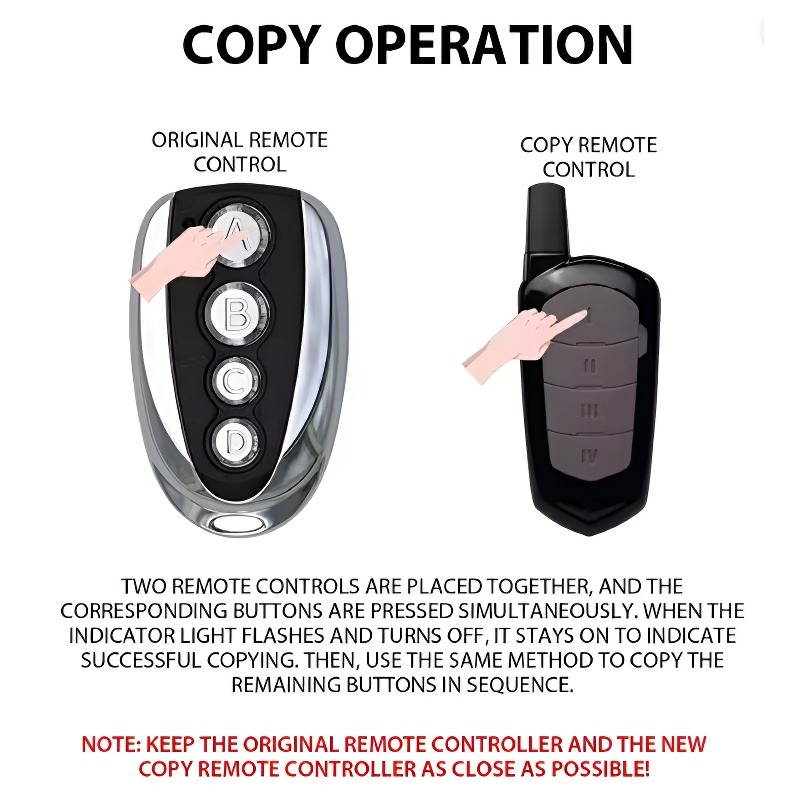 รีโมทคอนโทรลไร้สาย 433MHz แบบค - Smart Garage Door Opener บทวิจารณ์และราคา