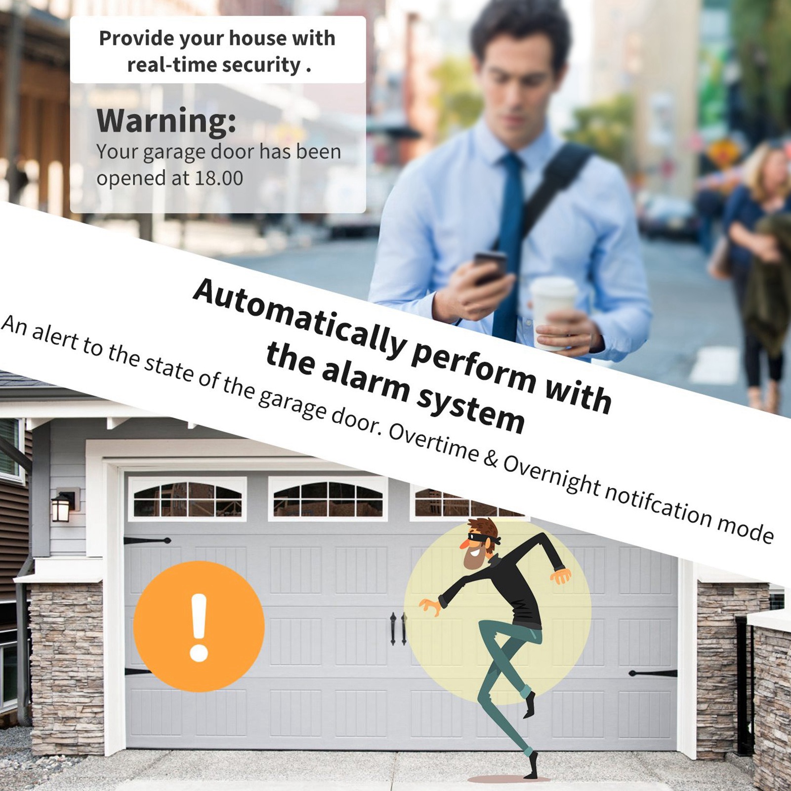ประตูโรงรถอัจฉริยะ WIFI ควบคุม - Smart Garage Door Opener บทวิจารณ์และราคา
