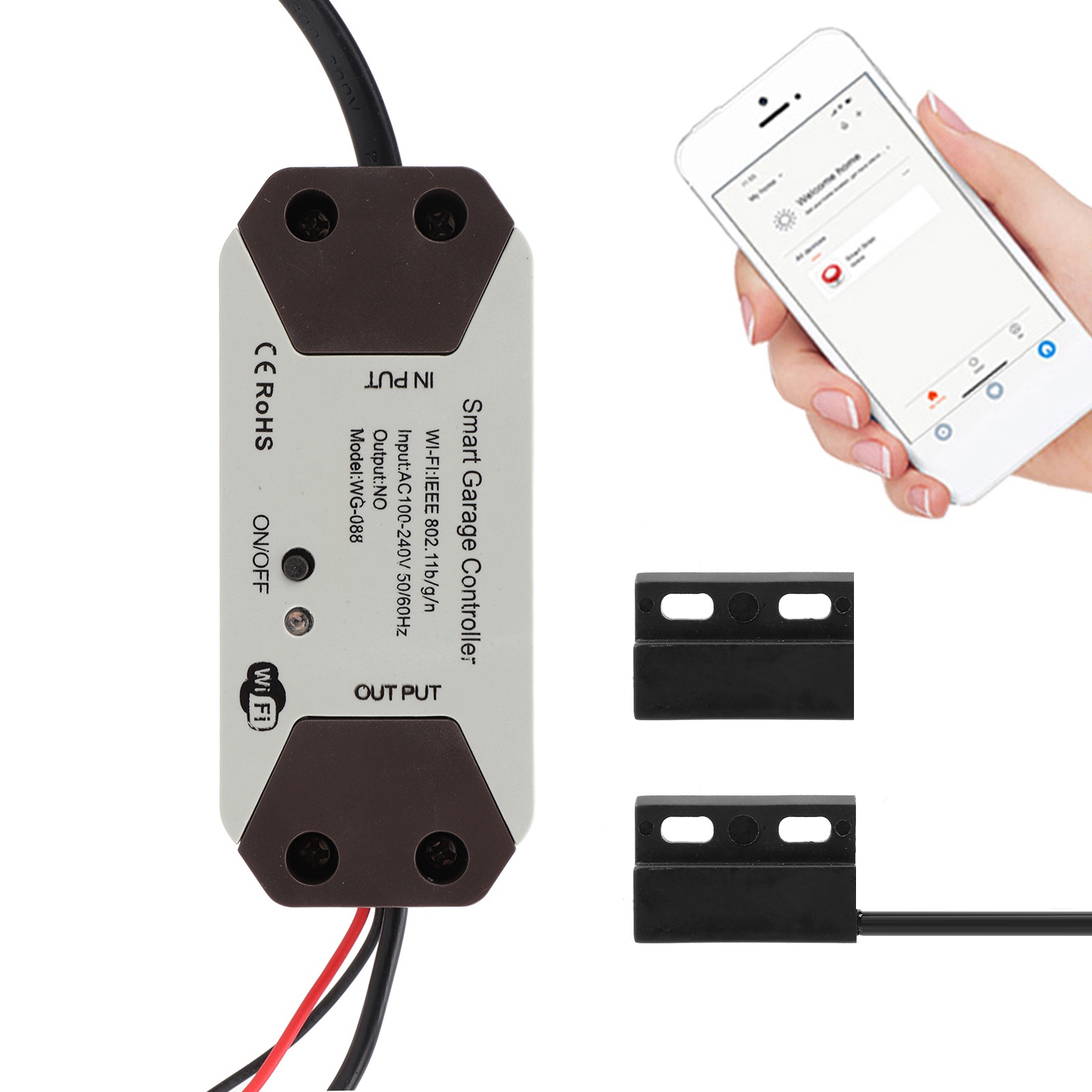 ประตูโรงรถอัจฉริยะ WIFI ควบคุม - Smart Garage Door Opener บทวิจารณ์และราคา